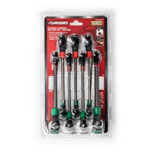 14-Piece T-Handle SAE & MM Hex Key Set