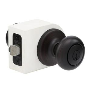 Venetian Bronze Cove Keyed Entry Door Knob