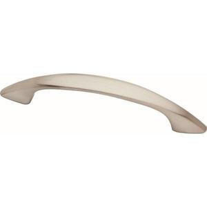 Essentials Modern Curve 3 in. (76mm) Center-to-Center Satin Nickel Drawer Pull (10-Pack)
