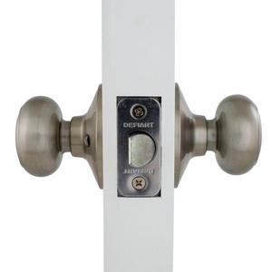 Hartford Satin Nickel Hall and Closet Door Knob Contractor Pack (5-Piece)