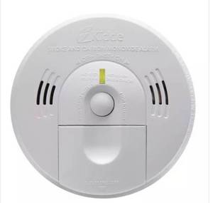 Code One Hardwired Smoke and Carbon Monoxide Combination Detector with Ionization Sensor and Voice