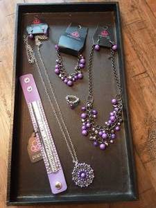 5-NEW FASHION JEWELRY ITEMS (Purple)