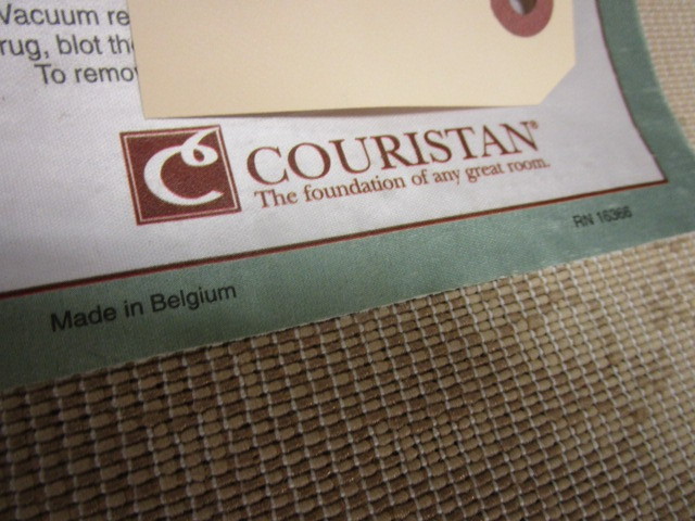 COURISTAN “THE METROPOLIS COLLECTION” AREA RUG, 8' x 11