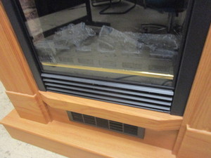 lot 610 image: QUALITY CRAFT ELECTRIC FIREPLACE