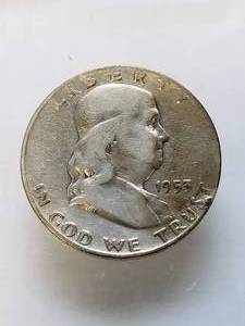 lot 16 image: 1953-D FRANKLIN HALF DOLLAR
