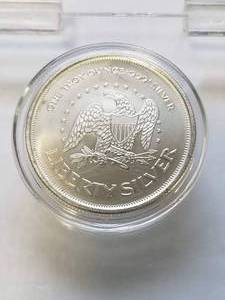 lot 20 image: 1 TROY OZ. .999 FINE SILVER A-MARK LIBERTY IN AIRTITE