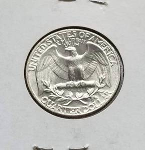 lot 39 image: 1964 WASHINGTON QUARTER BU