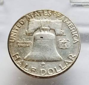 lot 47 image: 1960-D FRANKLIN HALF DOLLAR