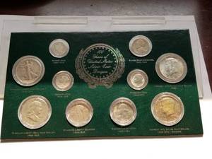 lot 10-A image: 100 YEARS OF US SILVER COINS SET 10 COIN SET