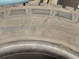 lot 24 image: Set of Four Michelin Cross Climate 23565R16 Tires