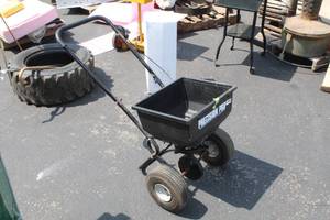 lot 36 image: Precision Products Pro Broadcast Spreader 2-wheel