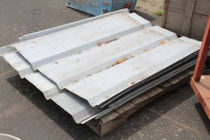 lot 76 image: Lot of (21) Sheet Metal Skirt Siding