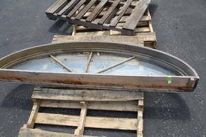 lot 77 image: Half-Moon Over-Door House Window