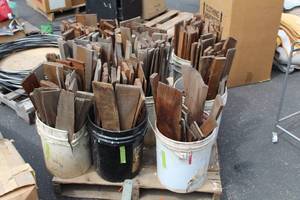 lot 92 image: Cedar Shake Boards (on pallet)