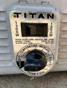 lot 222 image: Titan Portable Electric Heater
