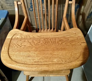 lot 167 image: Wooden Highchair