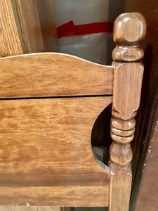 lot 164 image: Terrific Twin Headboard