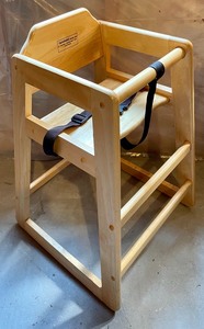 lot 136 image: Wooden Highchair