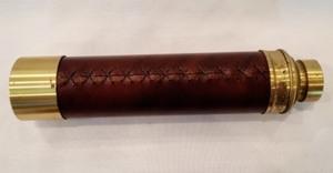 lot 82 image: Leather Bound Telescope