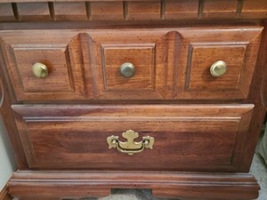 lot 102 image: Wood Nightstand