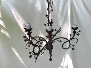 Chandelier with Red Berries