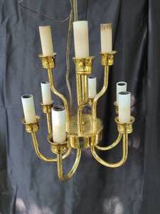 Small Brass Chandelier