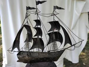Two Metal Ships