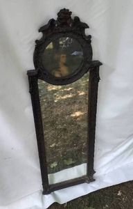 Victorian Style Mirror with Portrait