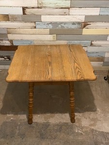 Farmhouse oak table and four chairs