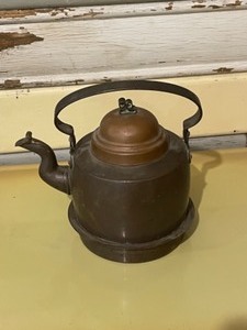 Vintage copper teapot