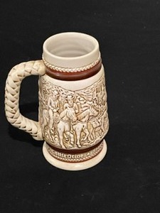 Vintage Western round up ceramic stein