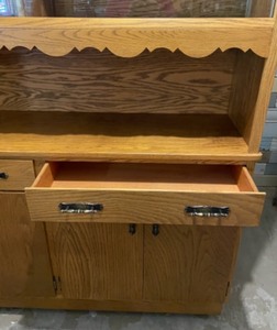 Beautiful Hutch with Glass