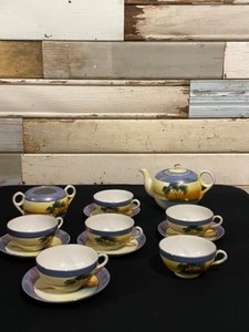 Tea Set, Teapot, cups and plates