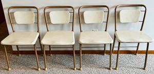 lot 307 image: Vintage Cosco Table and 4 Chairs