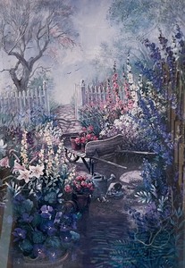 lot 172 image: Framed Colorful Print