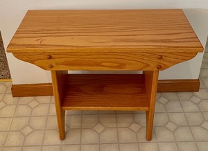 lot 162 image: Wooden Bench and Step Stool