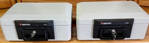 lot 150 image: 2 Sentry 1100 Safes with Keys
