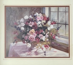lot 154 image: Floral Framed Print