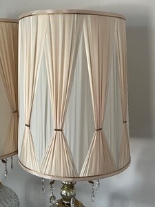 lot 39 image: Pair of Gorgeous Hollywood Regency Style Vintage Table Lamps