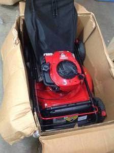 Troy-Bilt 21 in. 140cc 550e Series Briggs & Stratton Engine 2-in-1 Gas FWD Self Propelled Lawn Mower (used & unchecked) review pictures