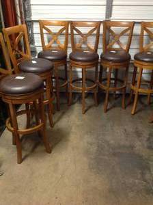 Lot of 8 dining chairs (in good condition) review pictures