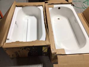 Lot of 2 Assorted bathtubs Various Conditions