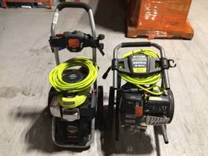 Lot of 2 Pressure Washers Various Conditions
