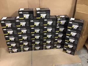 32 Boxes  of SecurityFlood Light Bulbs Various Conditions