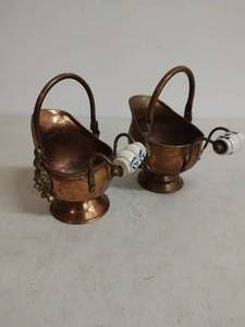 lot 42 image: Two Copper Pitchers