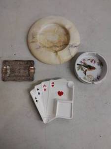 lot 51 image: Four Ashtrays