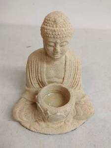 lot 57 image: Buddha Candleholder Figurine