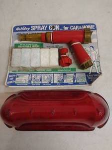 lot 103 image: Vintage Spray Gun & Light Cover
