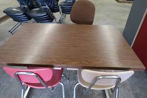 TABLE WITH CHAIRS
