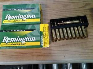 lot 104 image: 2 boxes of Remington express core-l...